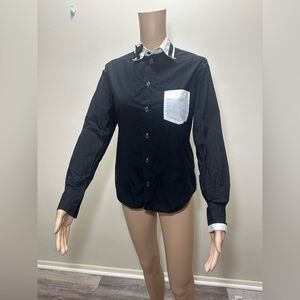 Y3 Adidas Black and White‎ Woman Shirt